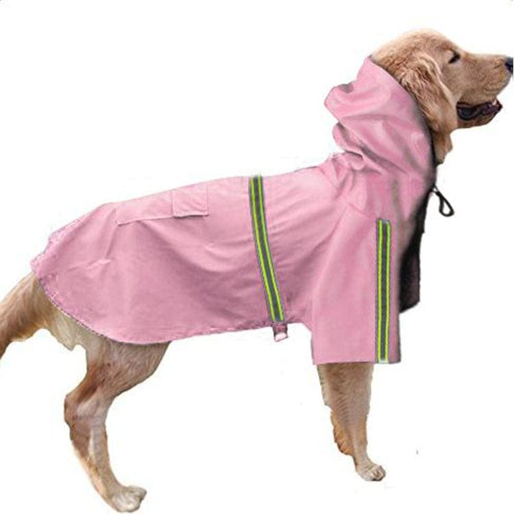 Reflective Dog Raincoat for Big Dogs