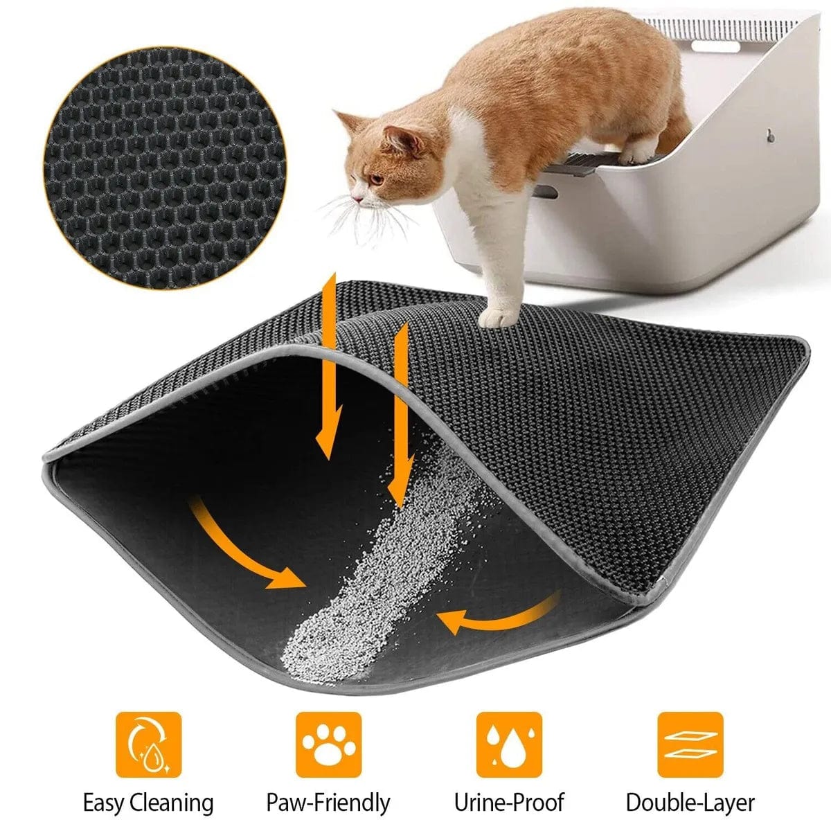 Double Layer Cat Litter Mat