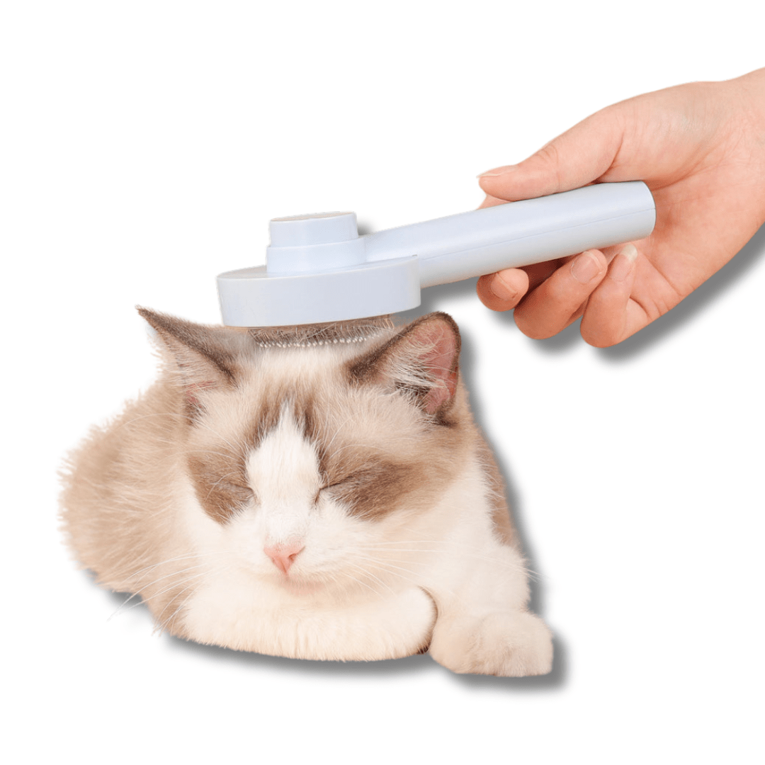 PurrfectClean Self-Cleaning Slicker Brush