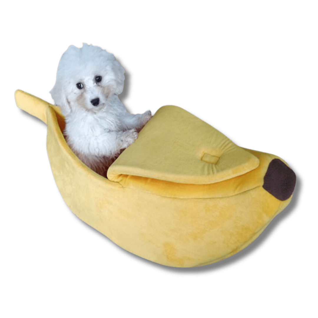 Kawaii Banana Pod Pet Bed