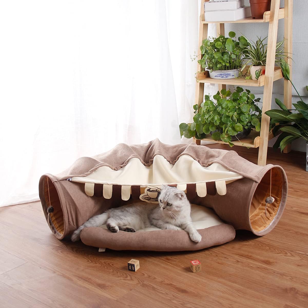 Plush Burrowing Cat Tunnel