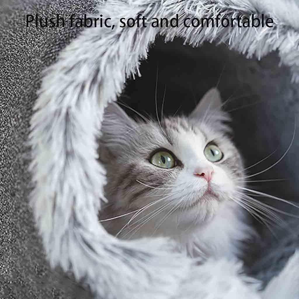 Plush Fur Lined Cat Cave