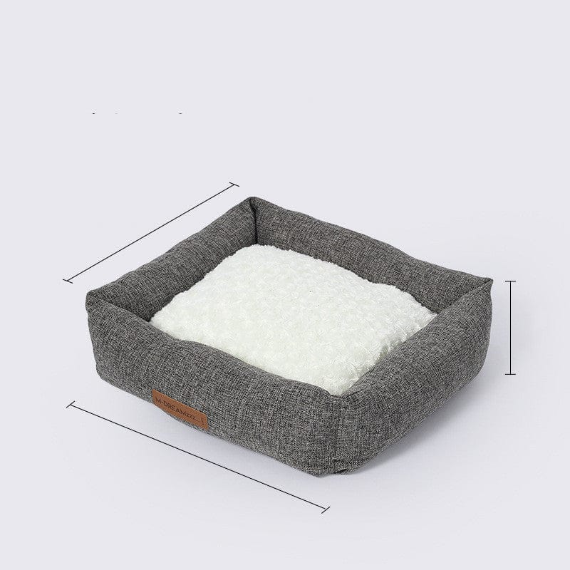 Plush Ortho Detachable Dog Bed