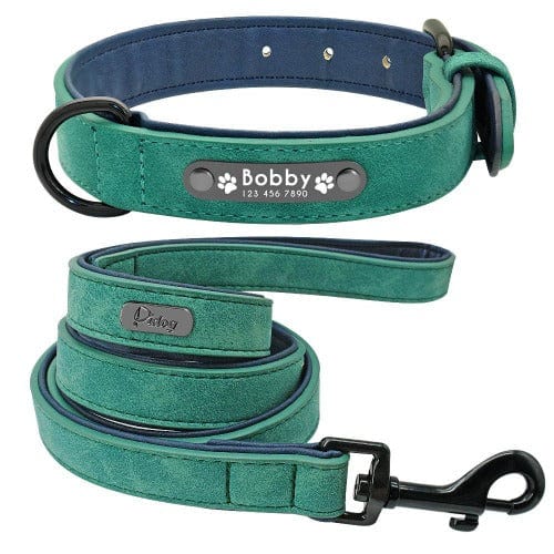 Stylish Custom Collar and Leash Set - Buddies Pet Shop