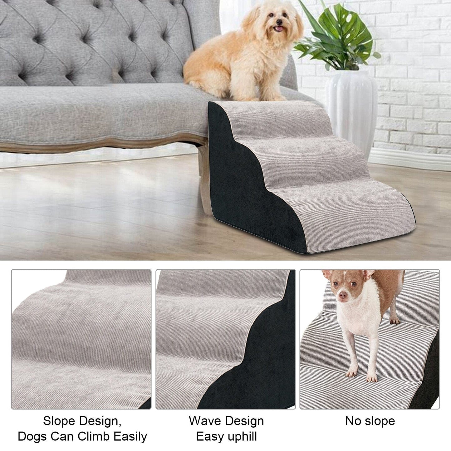 Wavy Dog Stairs