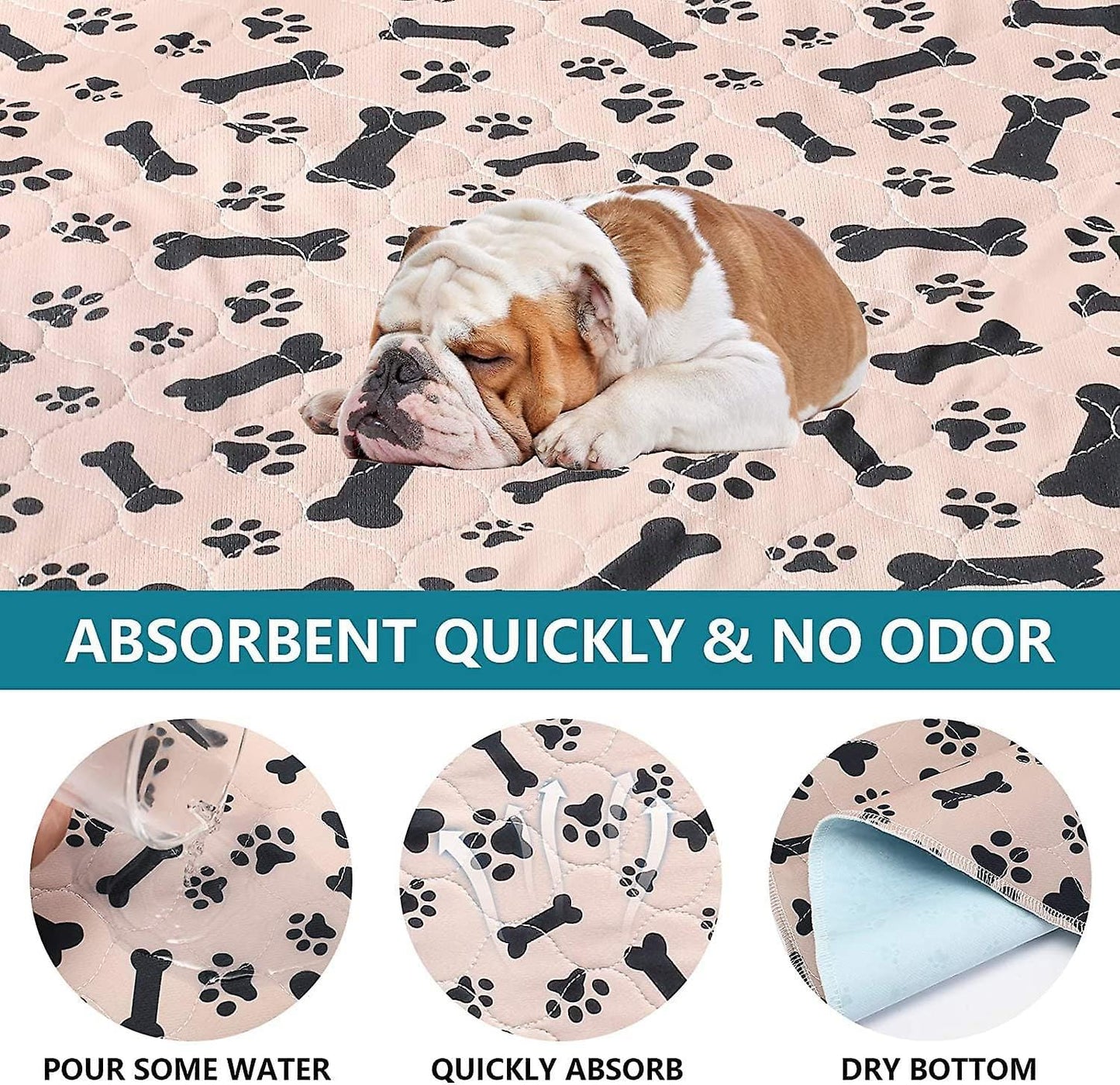 Three-layer Waterproof Pet Absorbent Pad