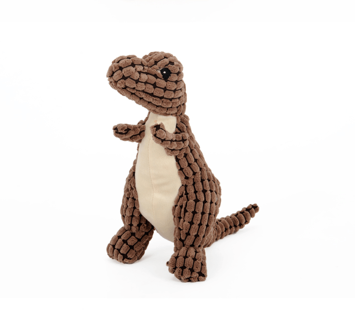 Plush Dino Dog Toy