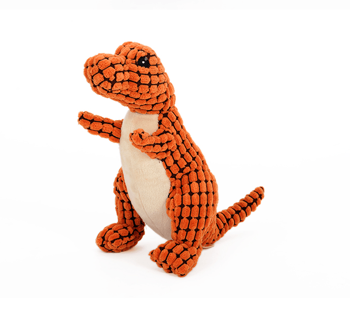 Plush Dino Dog Toy